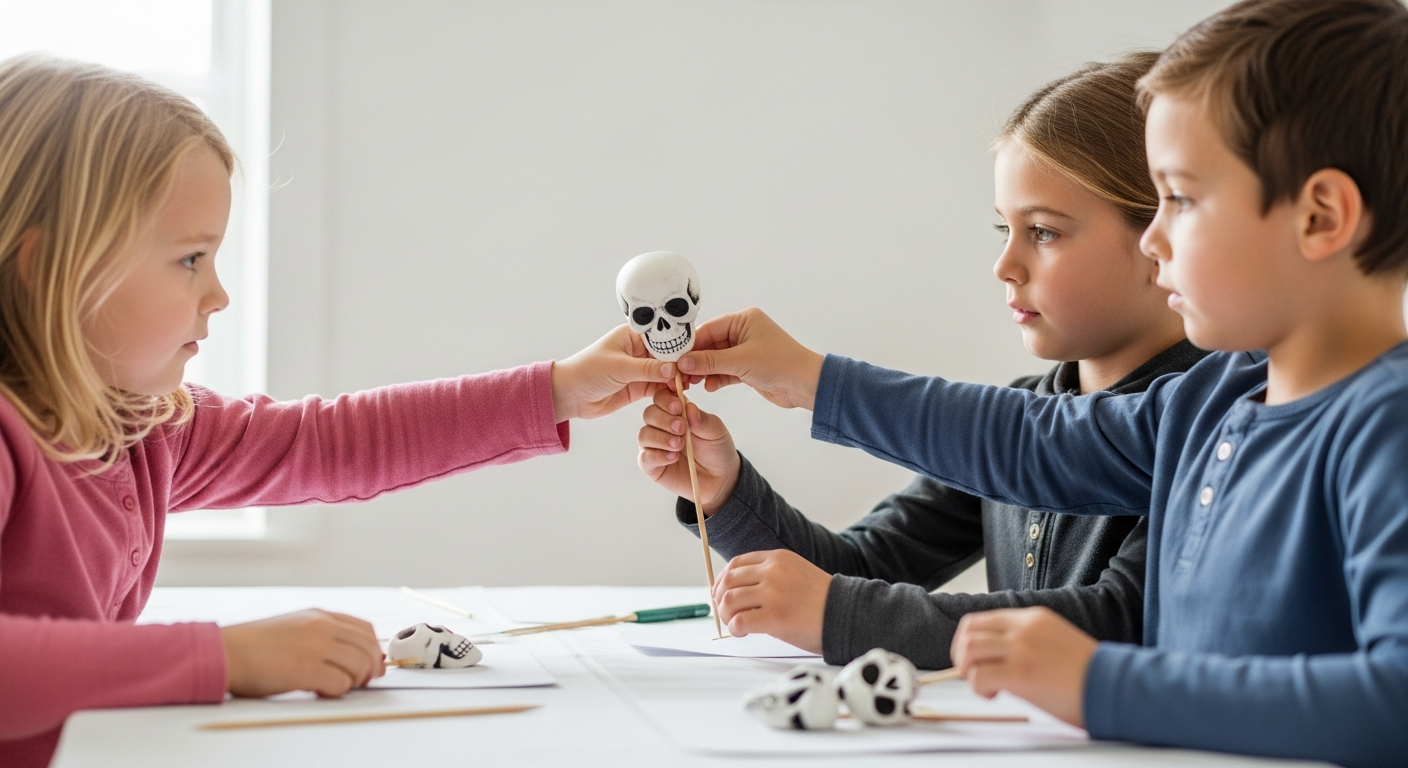 Bone-Chillingly Brilliant: Easy Skeleton Crafts for Kids cover image