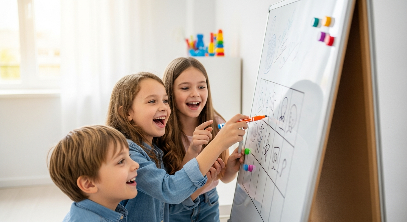 Fun Whiteboard Games for Kids: Ignite Learning & Connection cover image