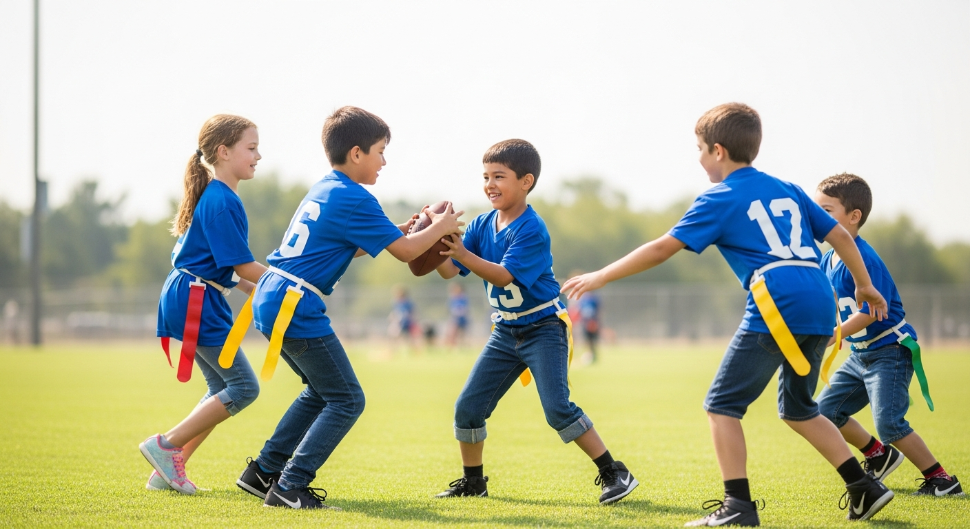 Fun Flag Football Games for Kids cover image