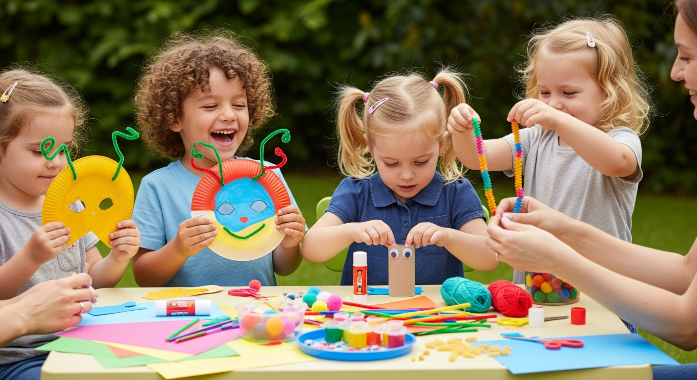 Fun & Easy Crafts for Kids: Boost Skills with Simple Supplies cover image