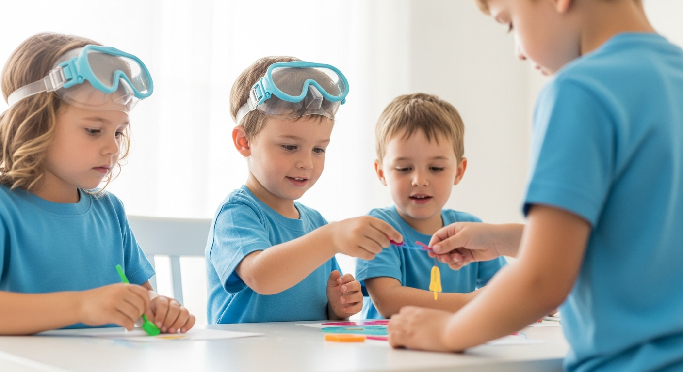 Easy Ocean Crafts for Kids: Dive into Fun & Learning cover image