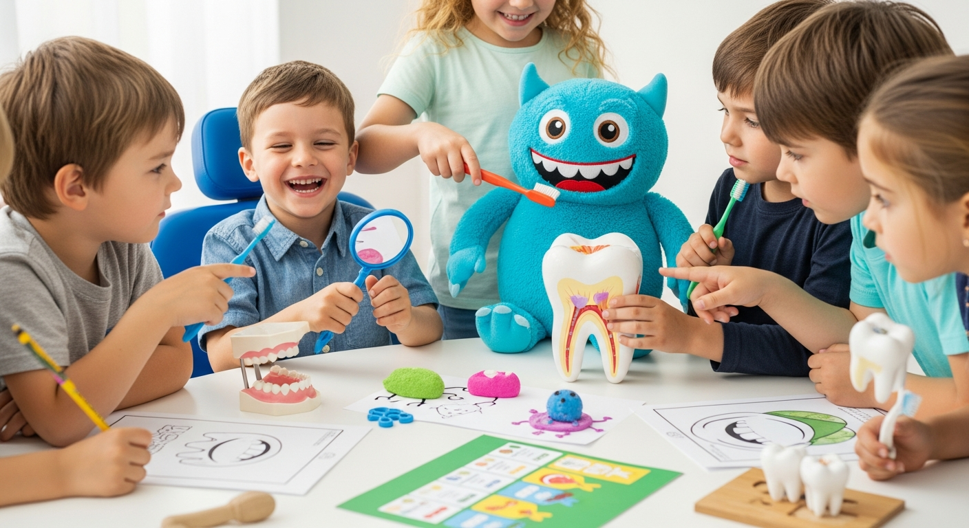 Sparkling Smiles: Fun Dental Activities for Kids cover image