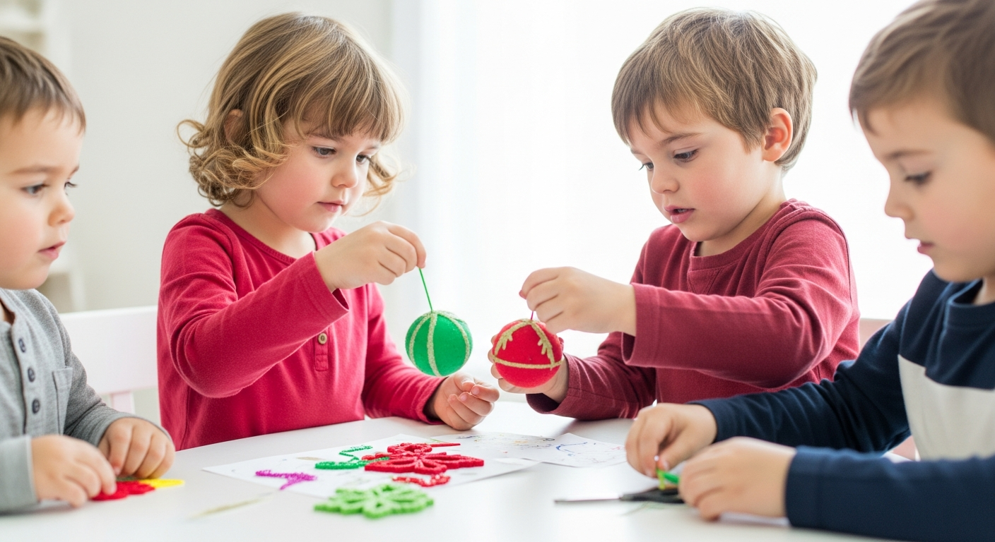 Creative Holiday Fun: The Best Ornament Toddler Craft Ideas cover image
