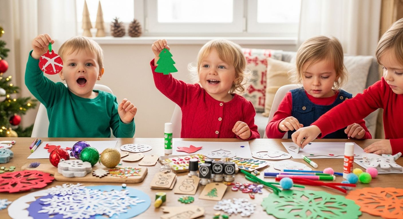 Joyful Toddler Crafts for Christmas: Fun Festive Ideas cover image