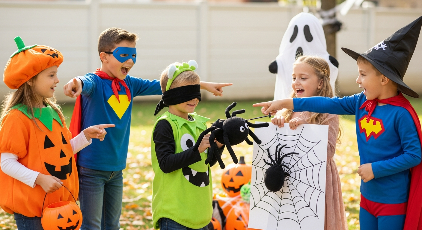Spooktacular Halloween Party Games for Kids & Communication Fun cover image