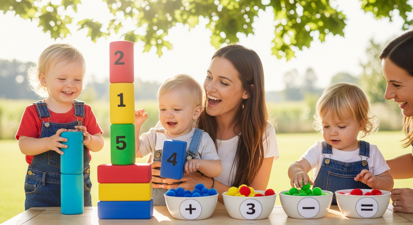 Creative Math Toddler Activities for Early Learning cover image