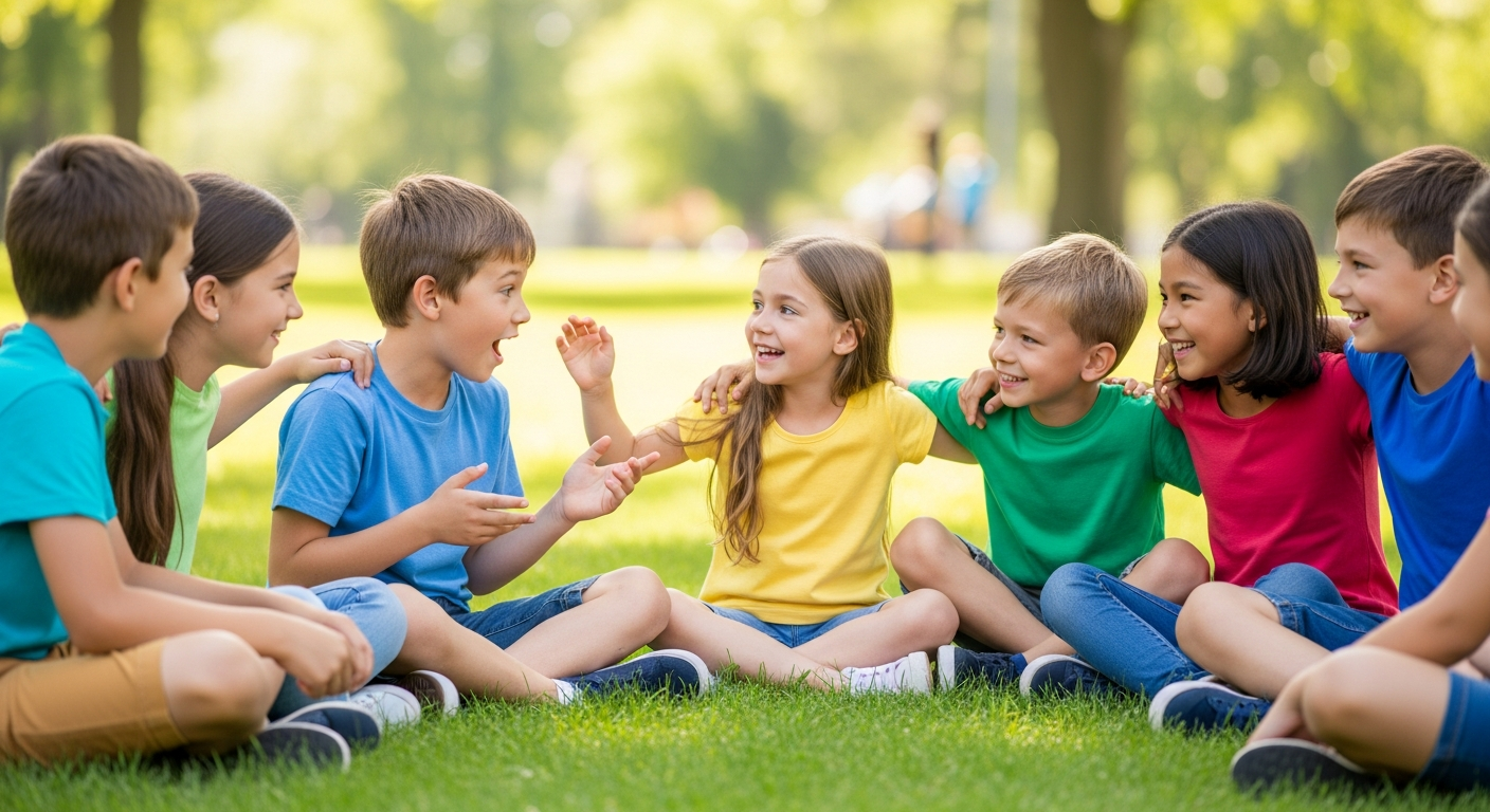 Fun Circle Games for Kids: Speak, Connect, & Play! cover image