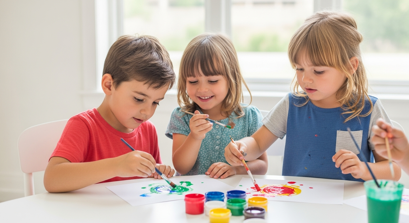 Joyful & Easy Paint Crafts for Kids cover image