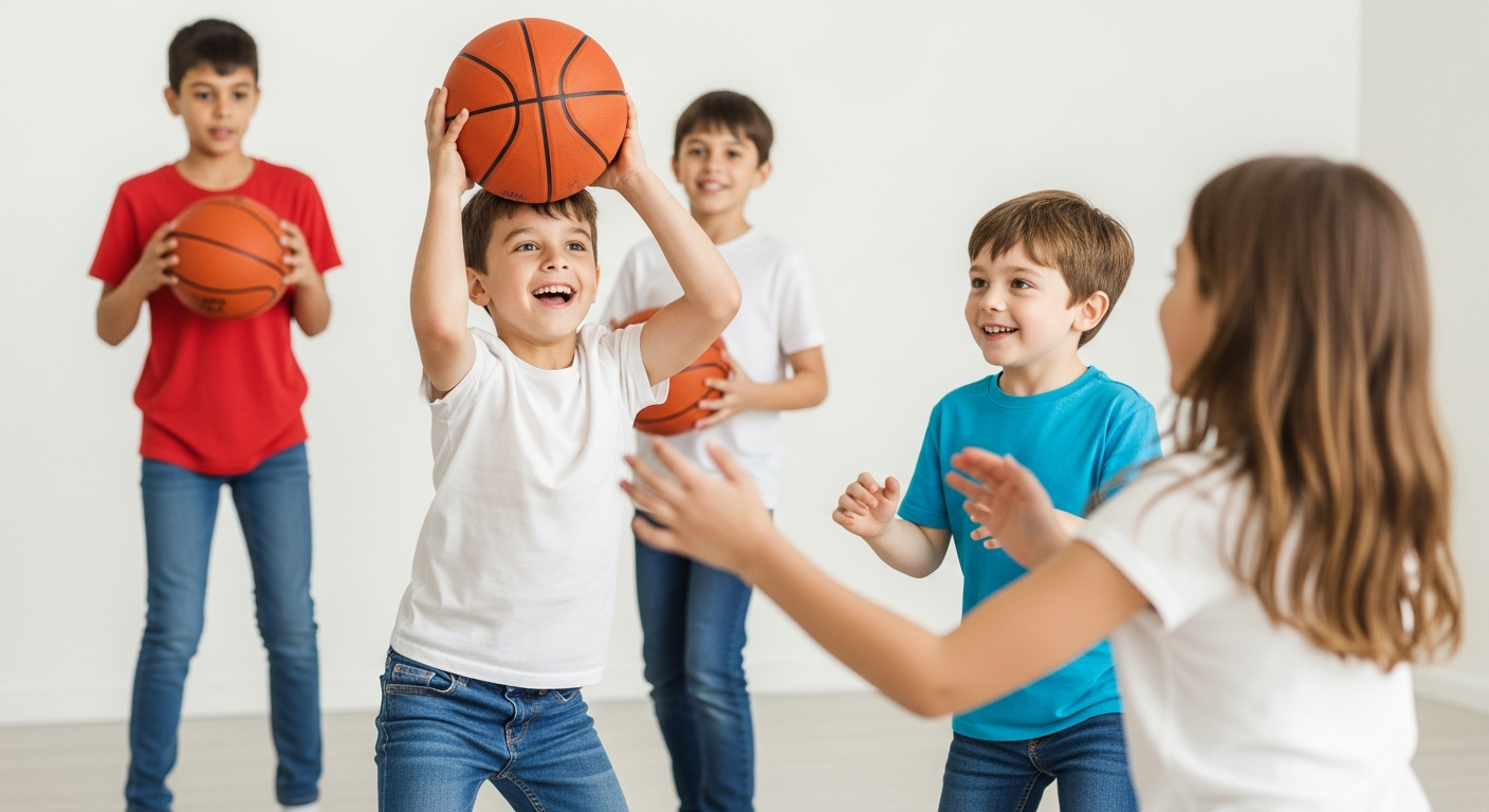 Slam Dunk Fun: Engaging Basketball Party Games for Kids cover image