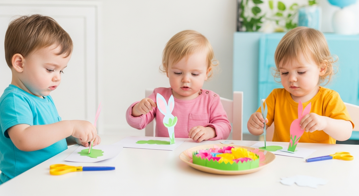 Simple Toddler Spring Crafts to Spark Joy and Learning cover image