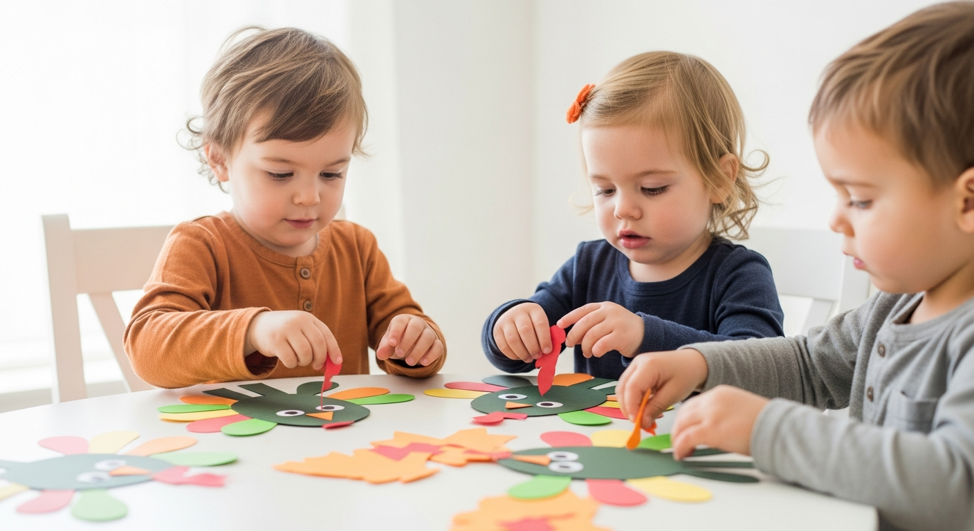 10 Fun Turkey Toddler Craft Ideas for Thanksgiving cover image