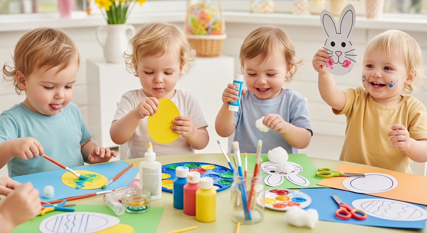 Joyful Easter Crafts for Toddlers: Simple DIY Fun cover image