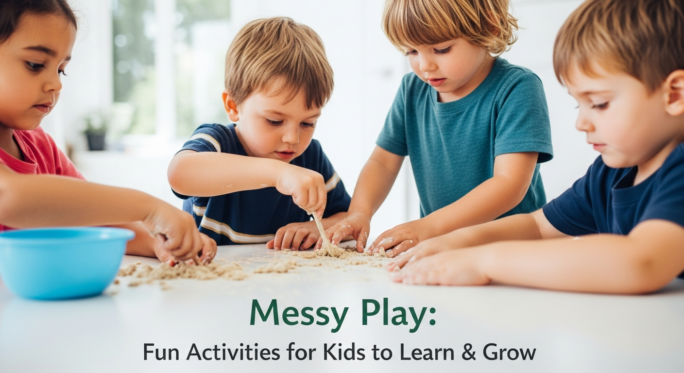 Messy Play: Fun Activities for Kids to Learn & Grow cover image