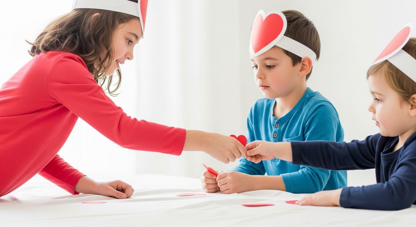 Heartfelt Fun: Sweet & Simple Kids Valentine Party Games cover image