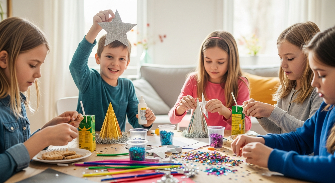 Sparkling New Year's Eve Fun for Kids at Home cover image