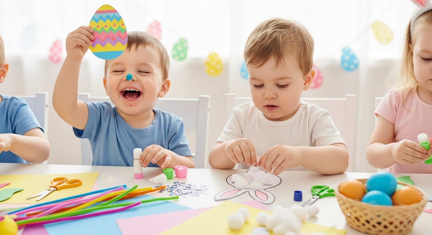 Hop Into Learning: Joyful Toddler Easter Craft Ideas cover image