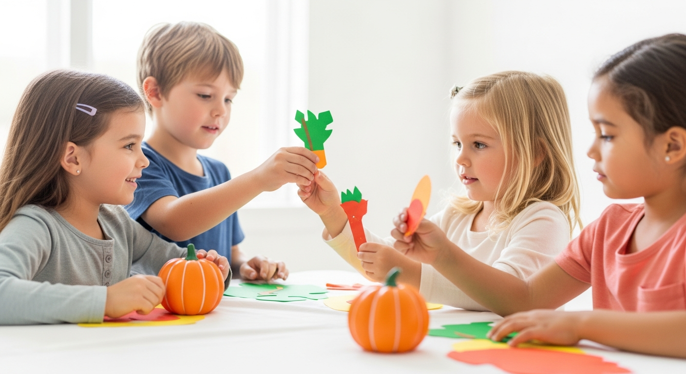 Easy Thanksgiving Kids Crafts for Joyful Communication cover image