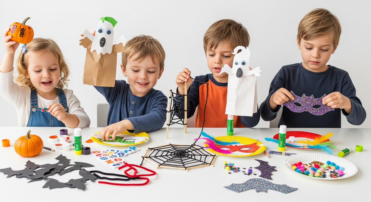 Easy Halloween Crafts for Toddlers and Preschoolers cover image