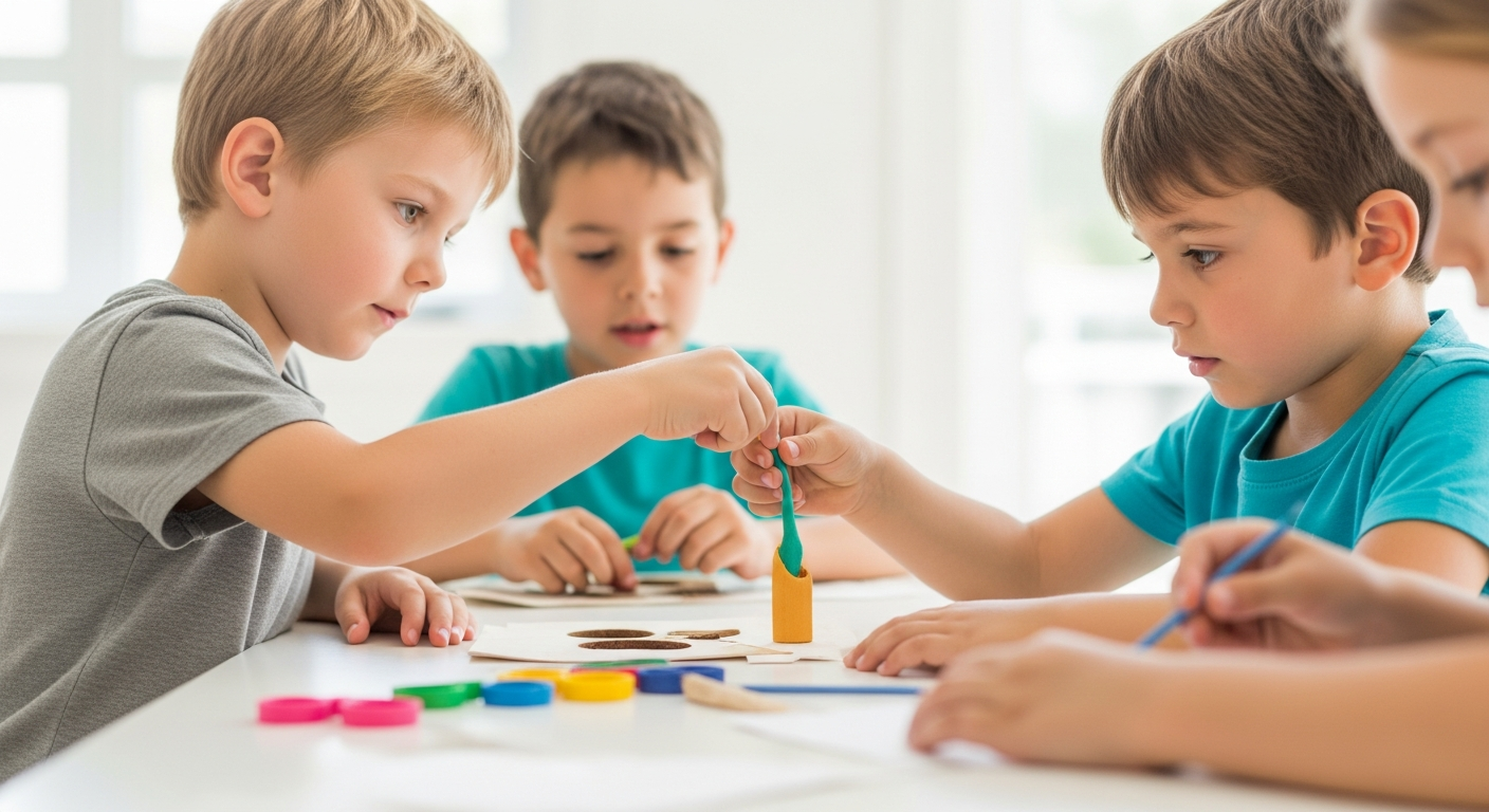 Easy Kids Crafts for Joyful Learning & Speech Fun cover image