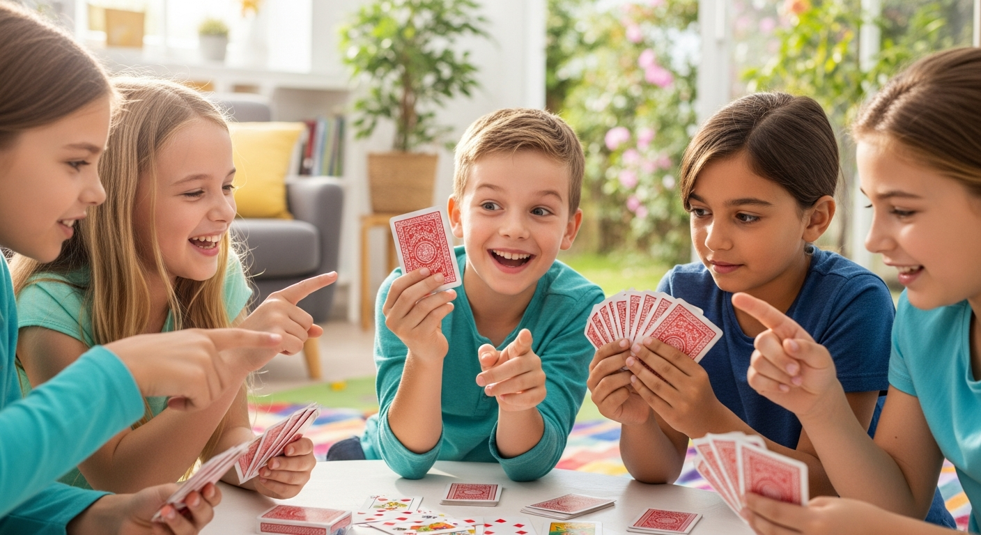 Fun Card Games: Deck of Cards for Kids cover image