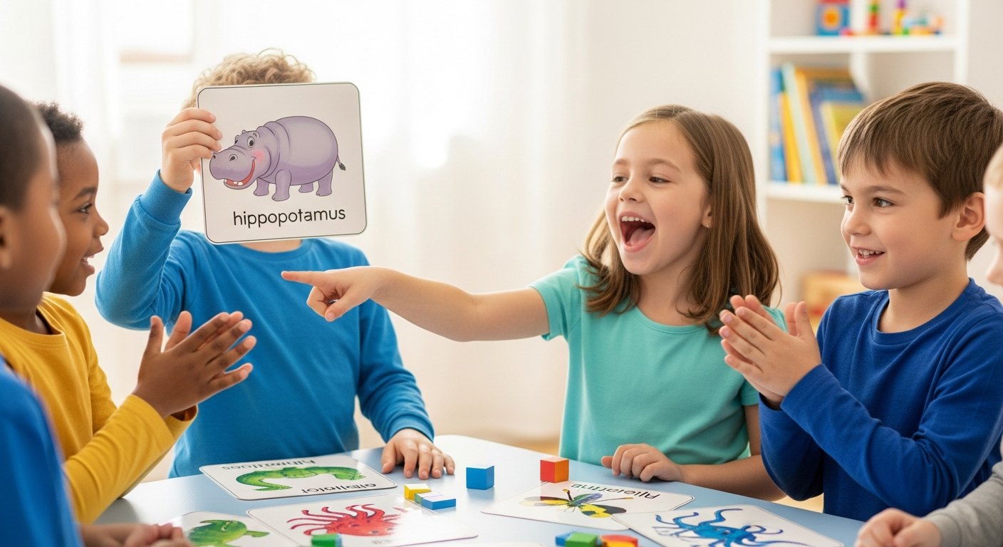 Master 4 Syllable Words for Kids Speech Therapy Success cover image