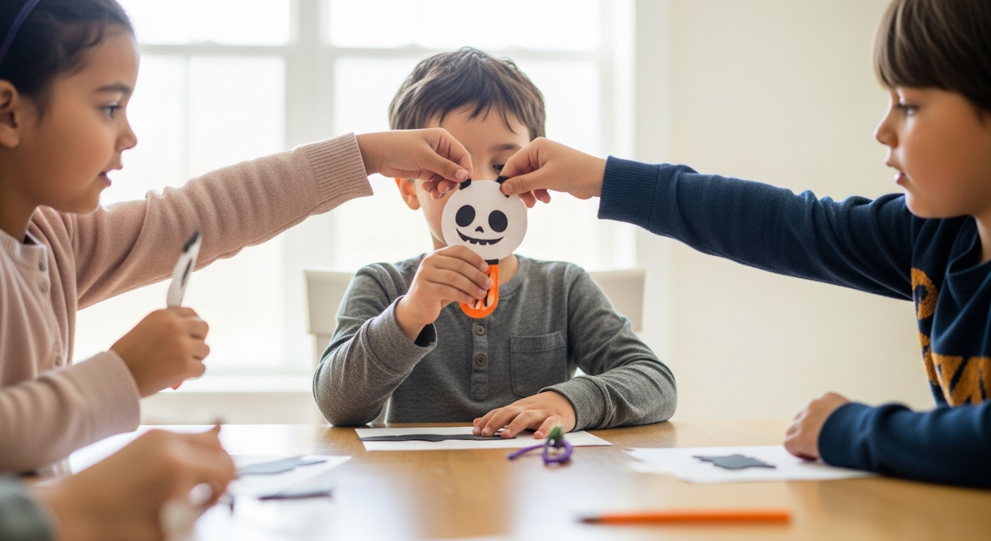 Spooktacular Speech Fun: Easy Halloween Kid Crafts for Little Voices cover image