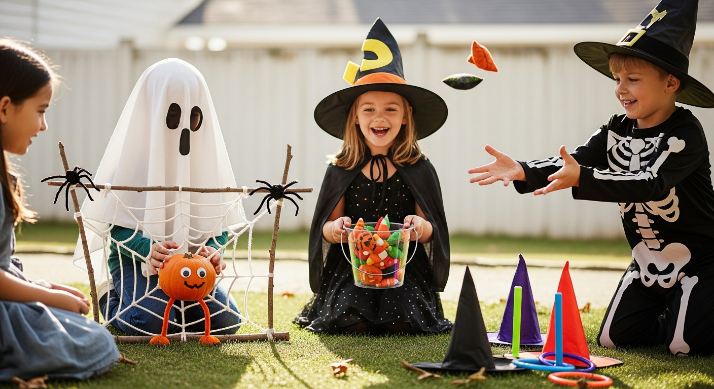 Ghoulishly Good: DIY Halloween Party Games for Kids cover image