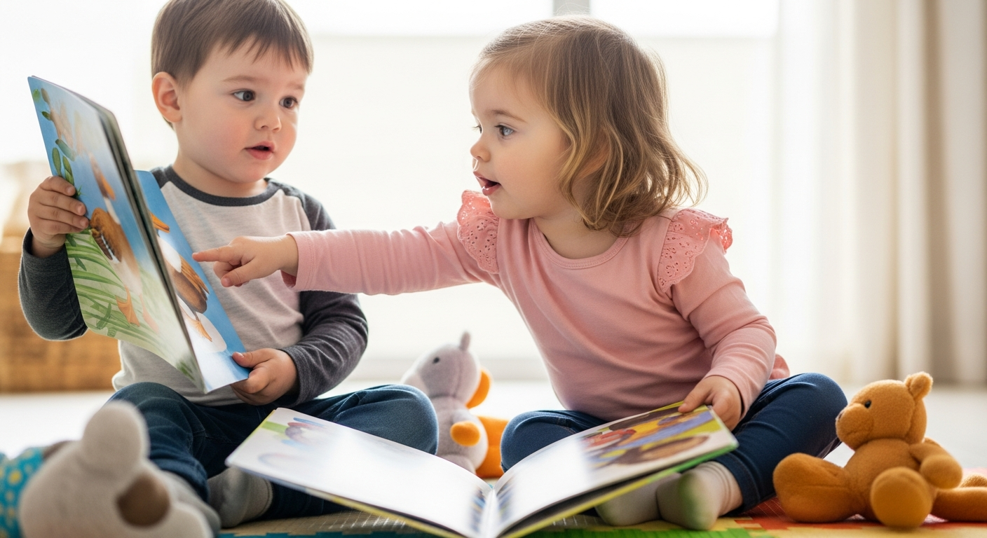 Imagen de portada de Retraso del habla a los 2 años: Apoyando la voz de tu hijo/a