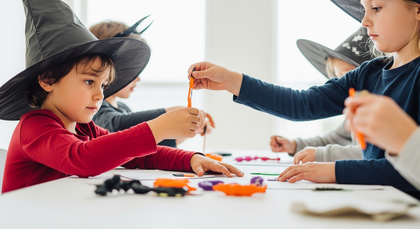 Imagen de portada de Manualidades fáciles de Halloween para niños