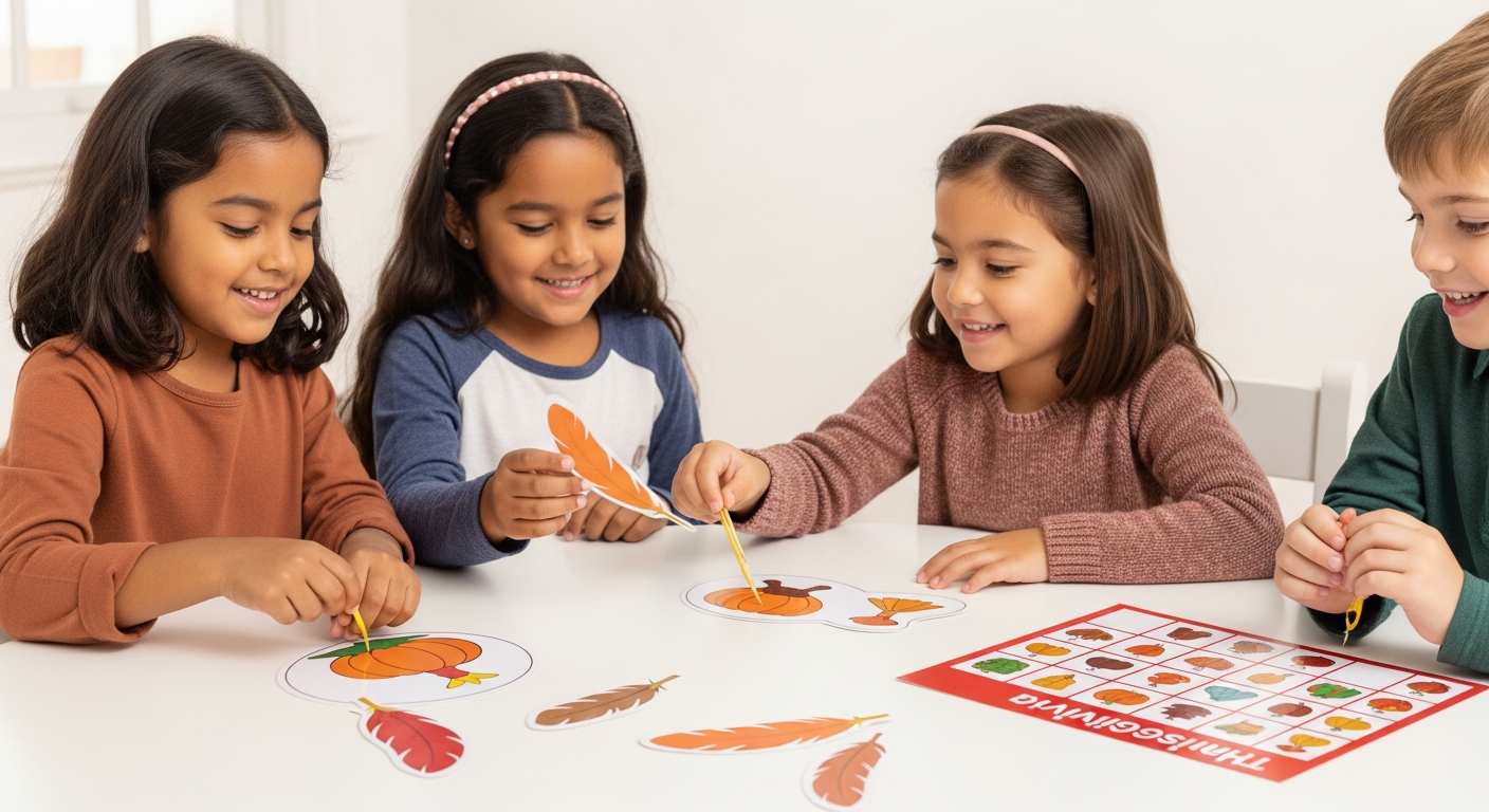 Thanksgiving Games for Kids: Fun & Speech-Boosting Ideas cover image