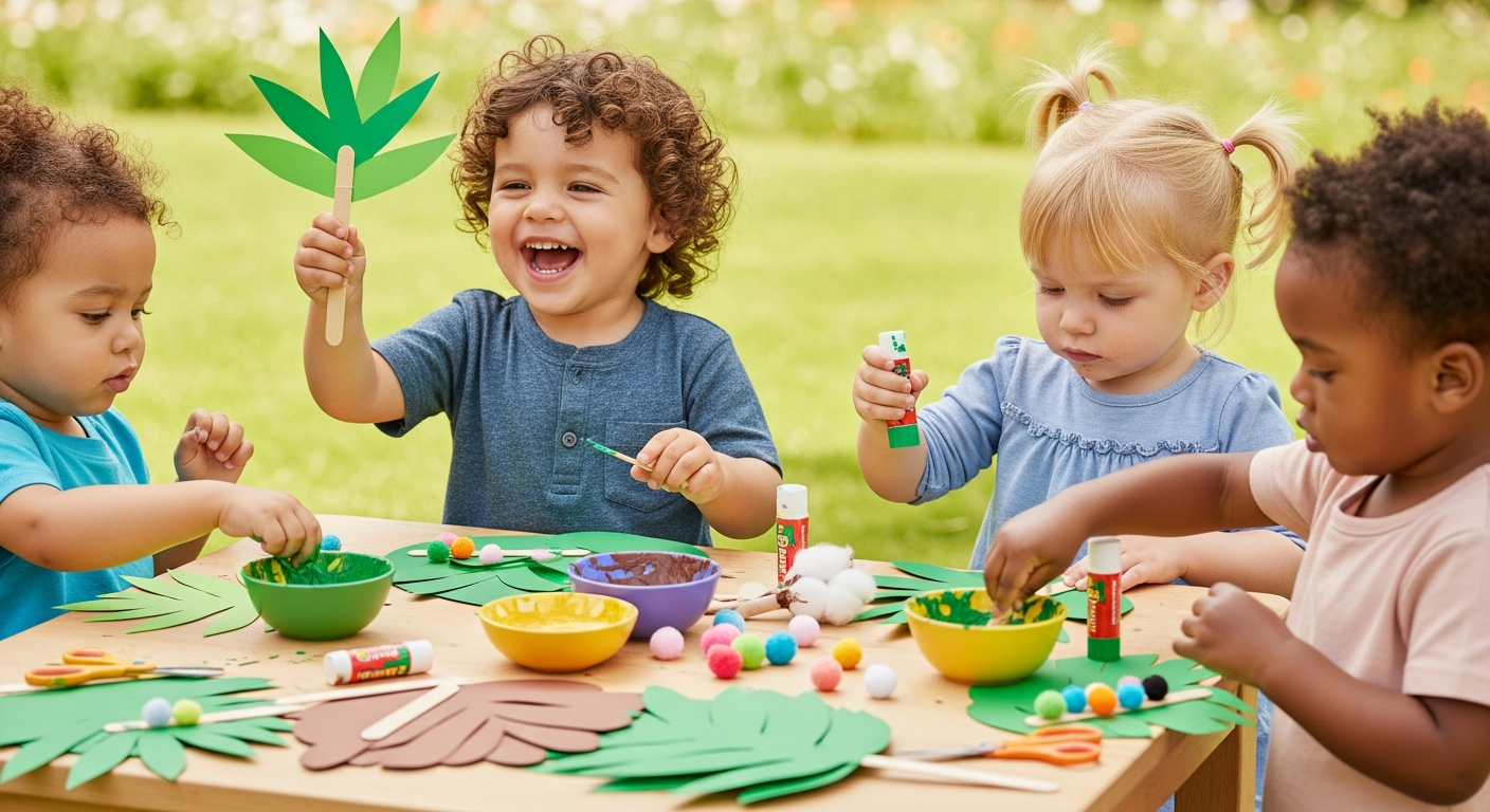 Creative Palm Sunday Toddler Crafts for Early Learning cover image