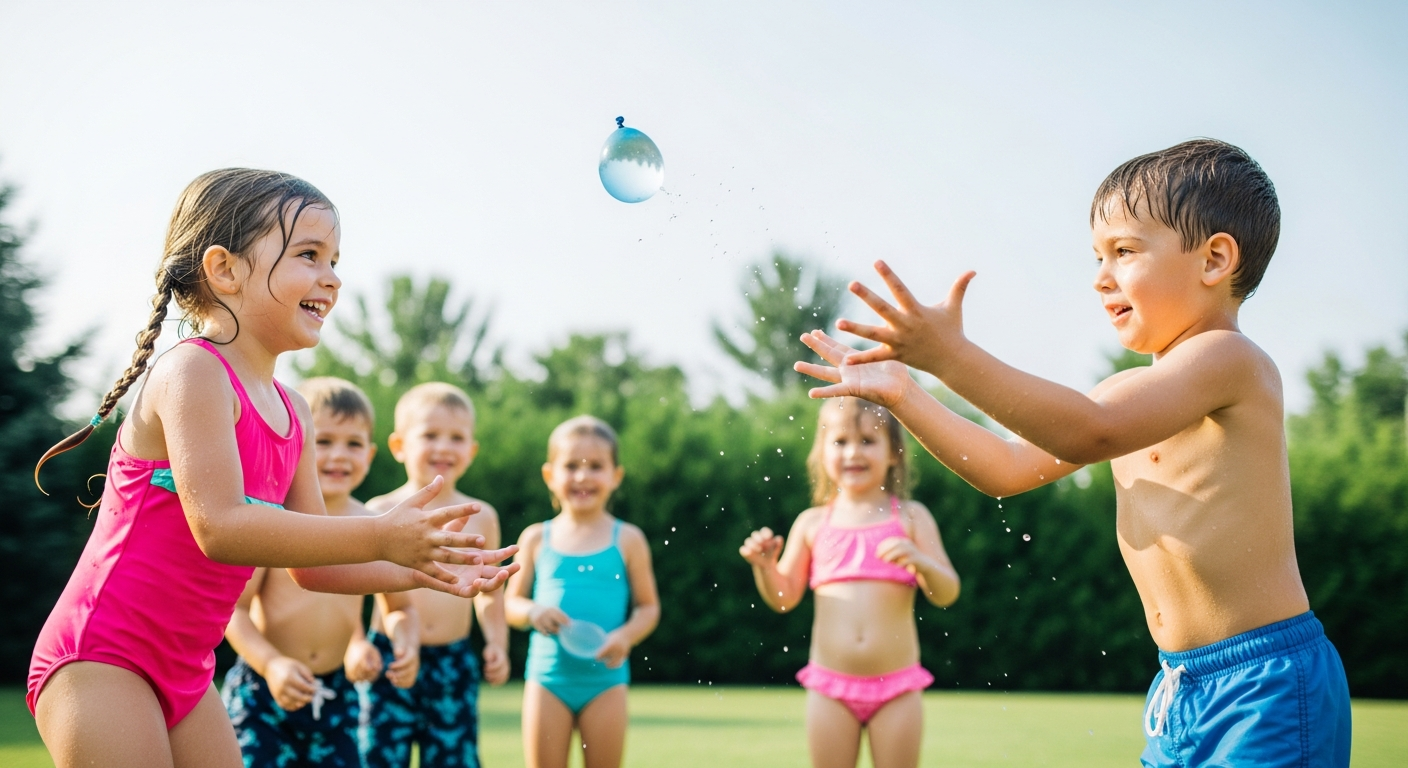 Splash-tastic Water Games for Any Kids' Party cover image
