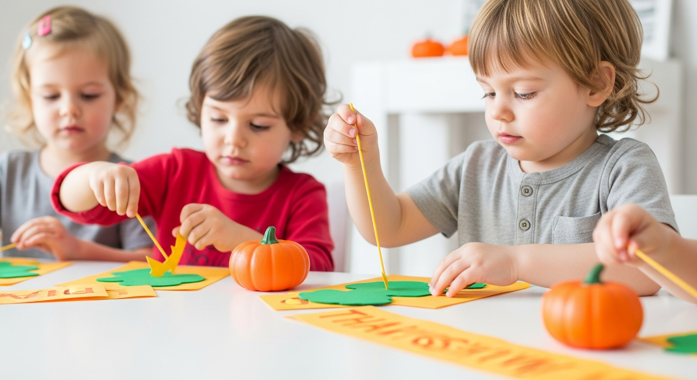 15 Creative and Educational Toddler Thanksgiving Craft Ideas cover image