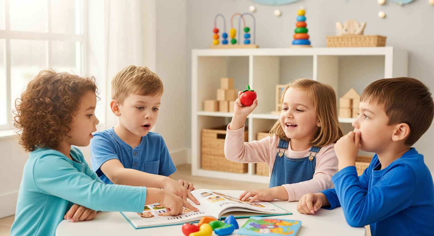 Imagen de portada de Ayudando a tu hijo con el jardín de infancia si tiene retraso del habla