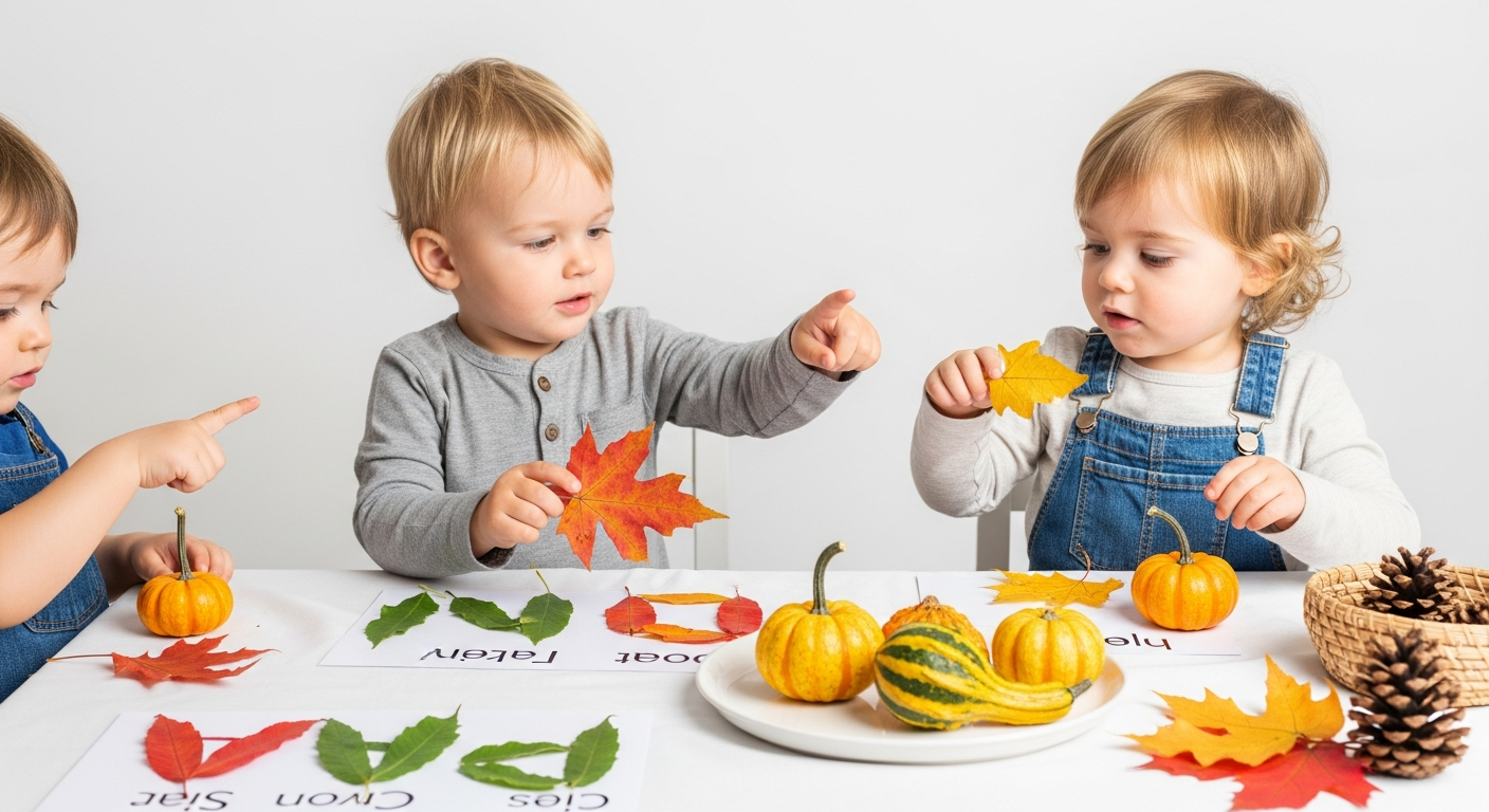 Creative Toddler Fall Craft Ideas for Language Learning cover image