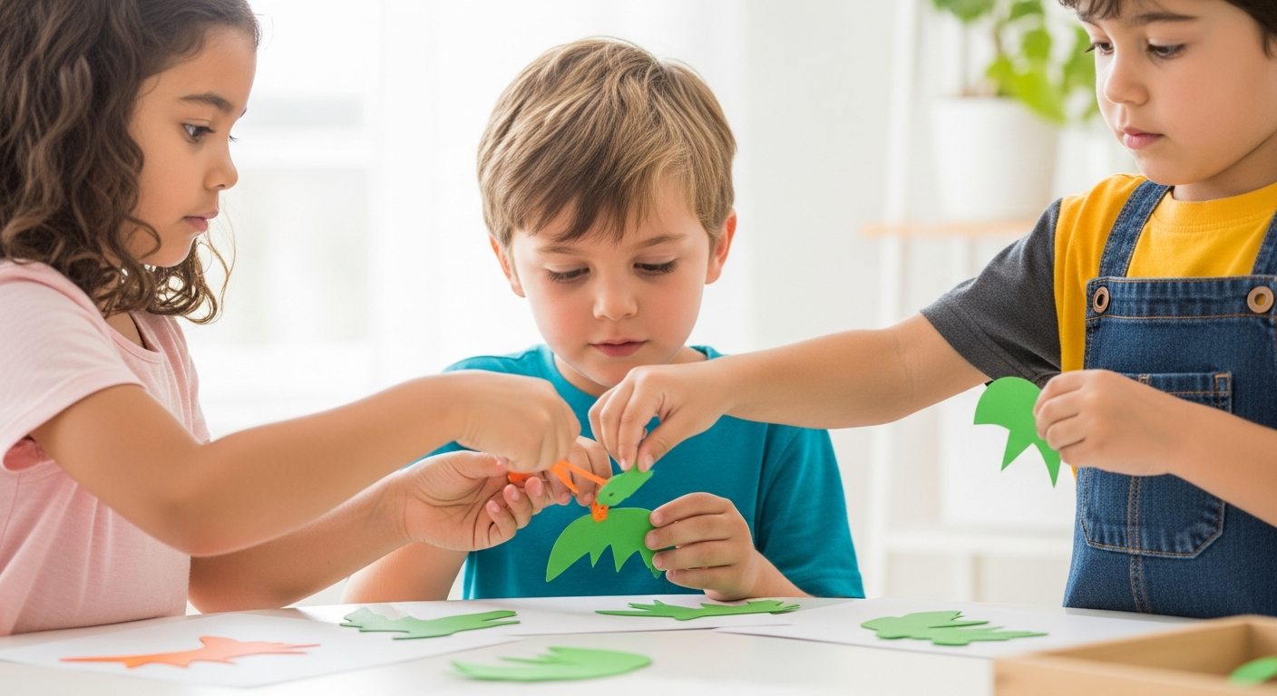 Roaring Fun: Easy Dinosaur Crafts for Kids of All Ages cover image