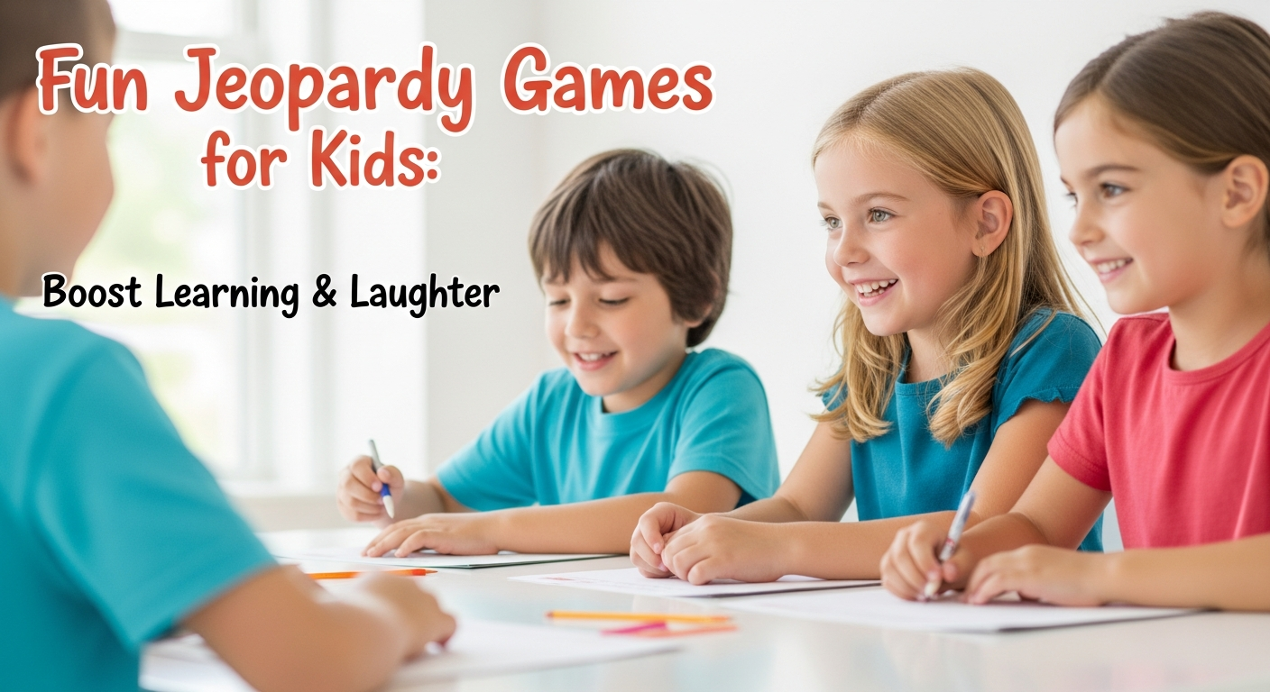 Fun Jeopardy Games for Kids: Boost Learning & Laughter cover image