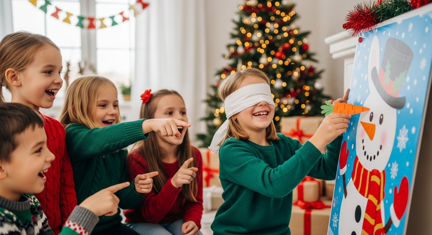 Festive Fun: 20+ Kids' Christmas Party Games for Joyful Communication cover image