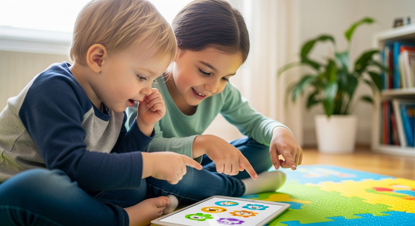 Imagen de portada de Las mejores aplicaciones para el retraso del habla en niños pequeños para estimular la comunicación