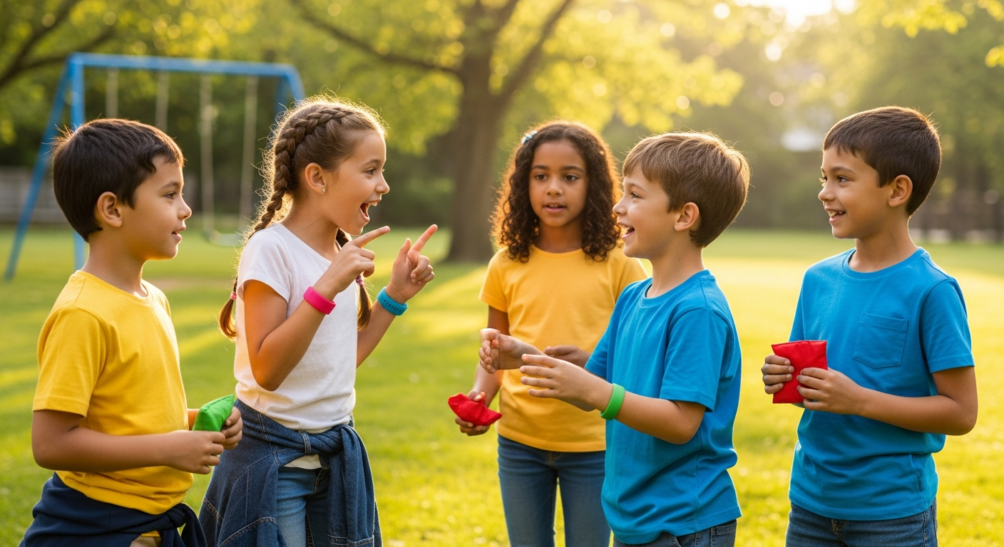 Play & Grow: Fun Group Games for Kids' Communication cover image