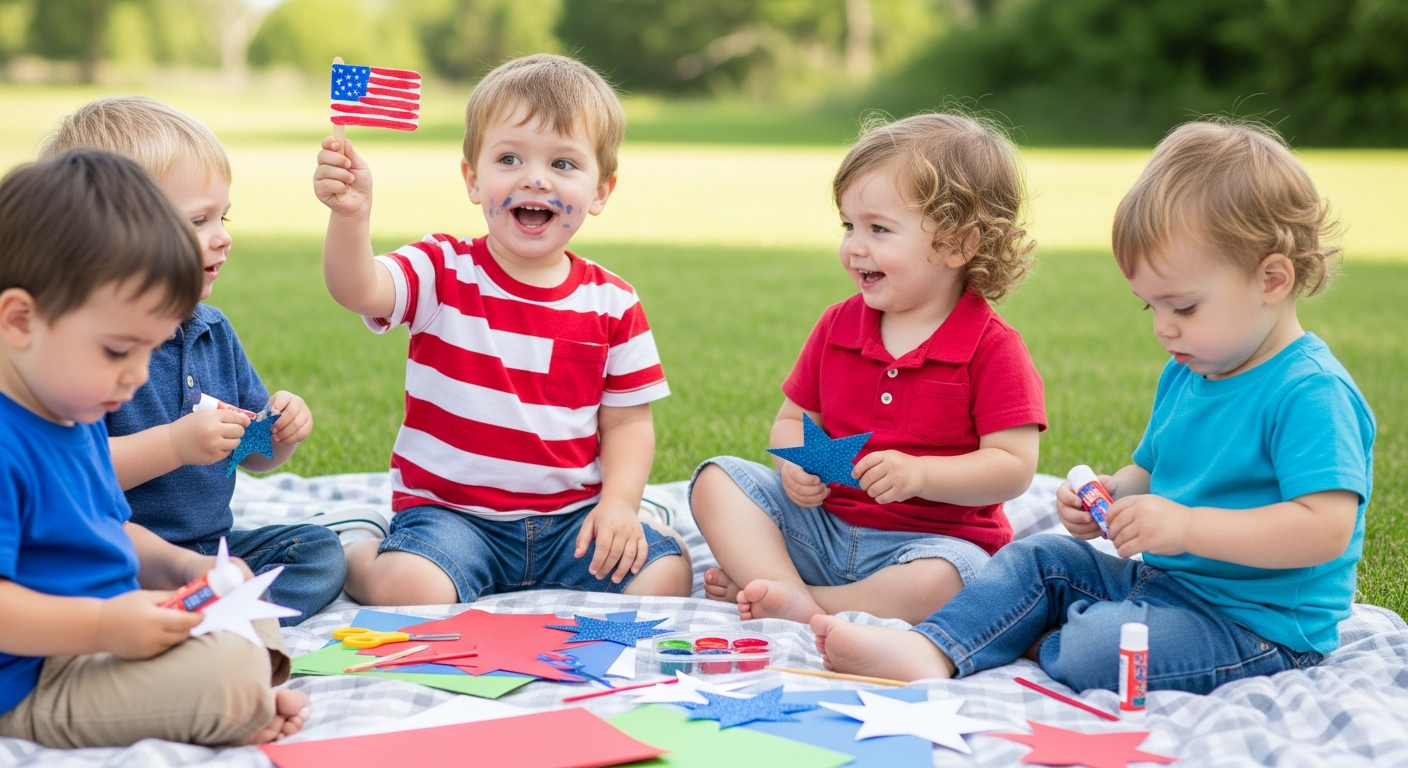 Celebrate Independence Day with these Fun 4th of July Toddler Crafts cover image
