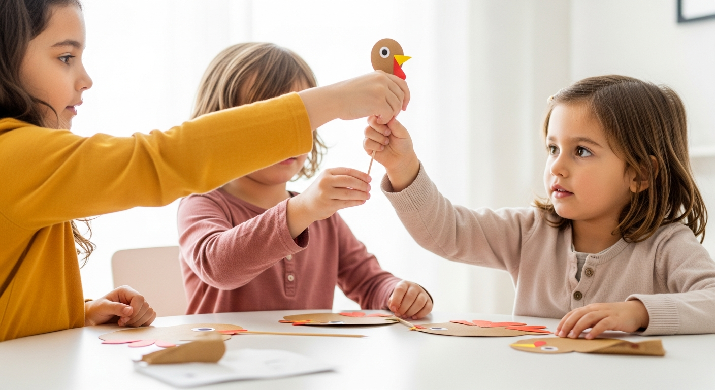 Simple & Fun: Easy Turkey Crafts for Kids cover image