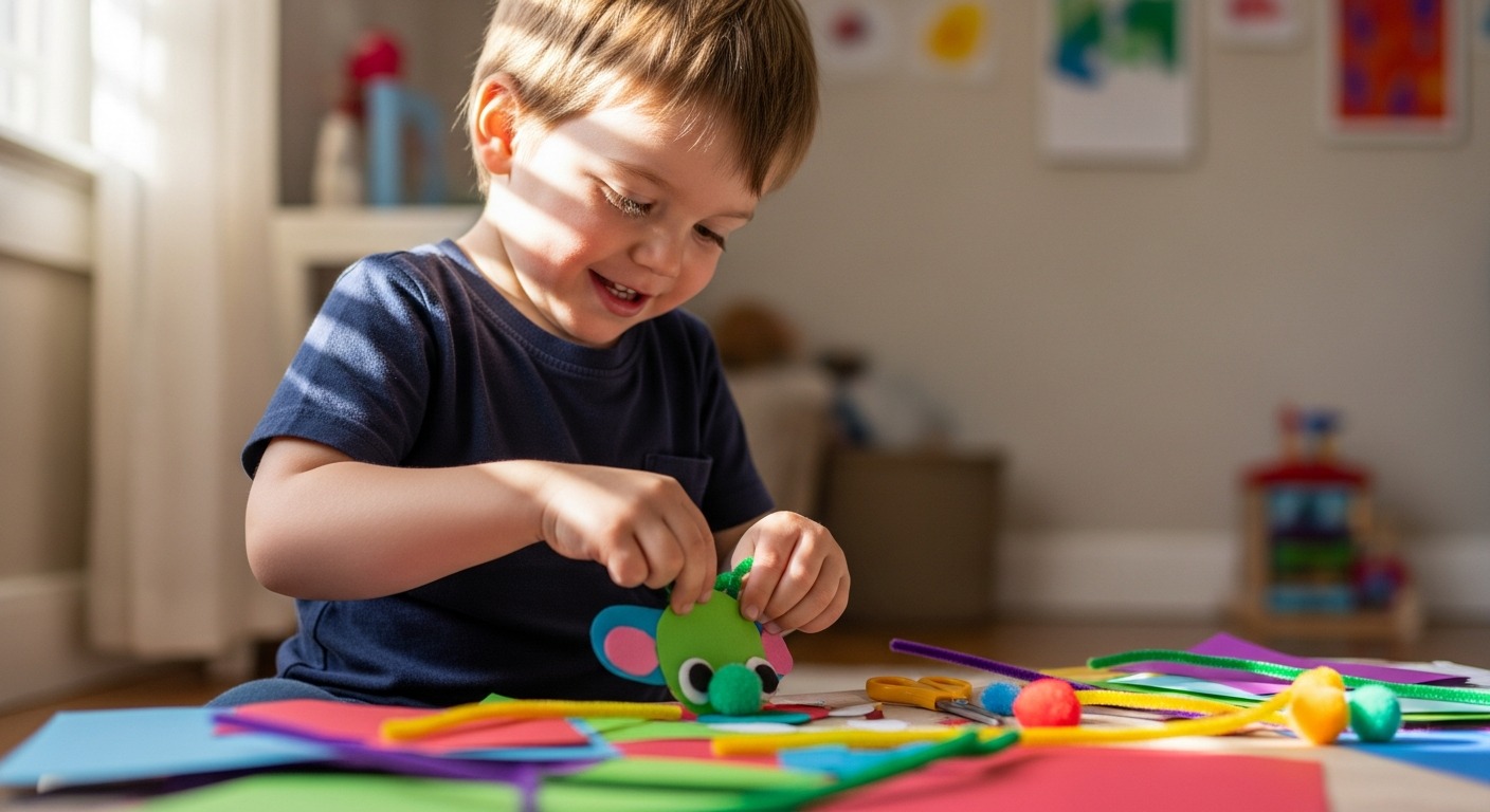 Creative and Fun Toddler Boy Crafts for Active Minds cover image