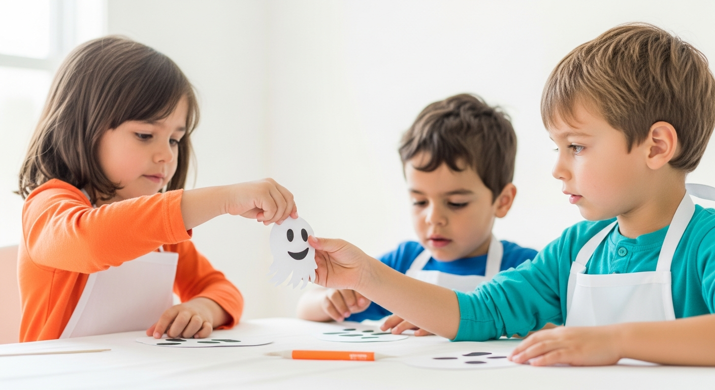 Ghostly Giggles: An Easy Ghost Craft for Kids cover image