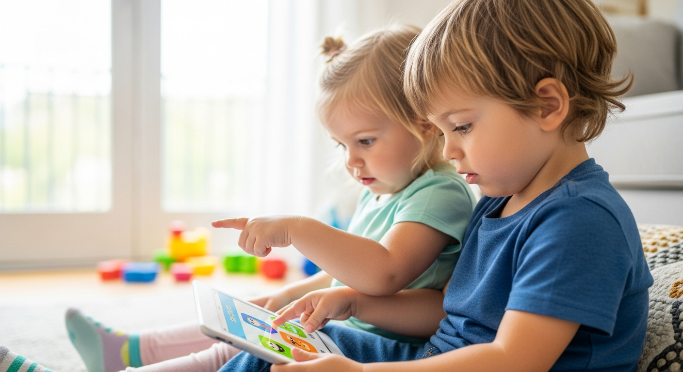 Titelbild: Die besten Lern-Apps für sprachverzögerte Kleinkinder