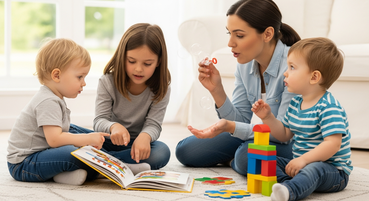 Imagen de portada de Apoyo a un niño pequeño con retraso en el habla: Guía para padres