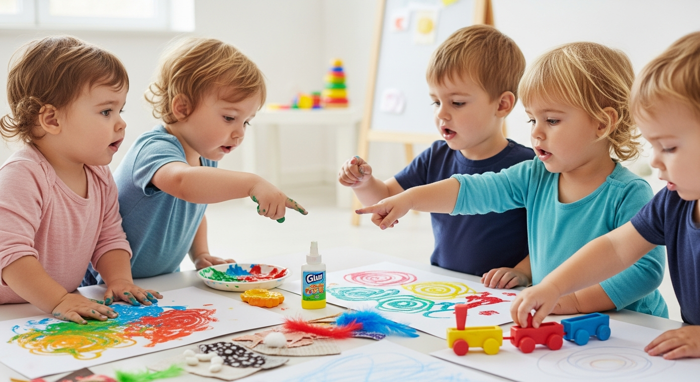 Creative Art Toddler Activities for Speech and Play cover image