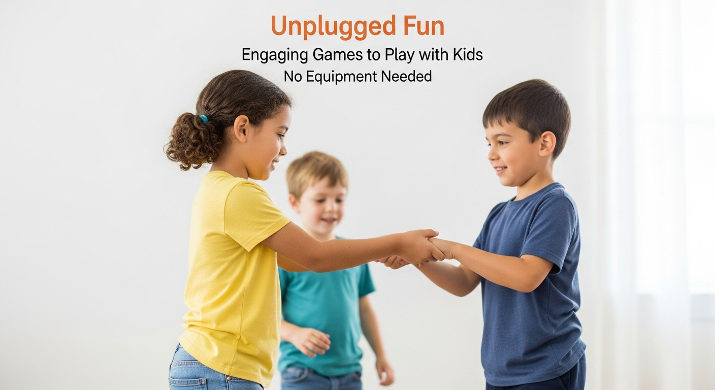 Unplugged Fun: Engaging Games to Play with Kids No Equipment Needed cover image