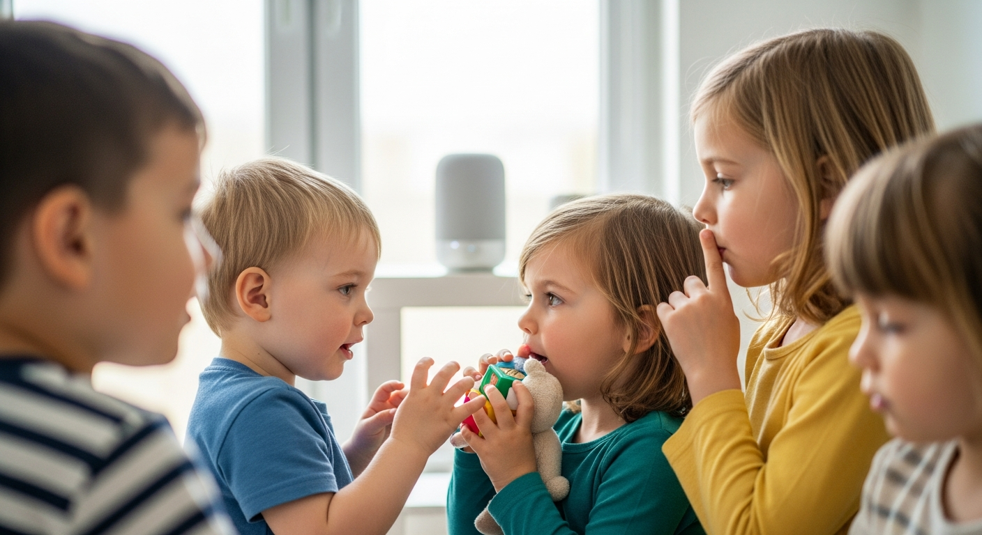 ¿Existe una relación entre el ruido blanco y el retraso del habla? imagen de portada