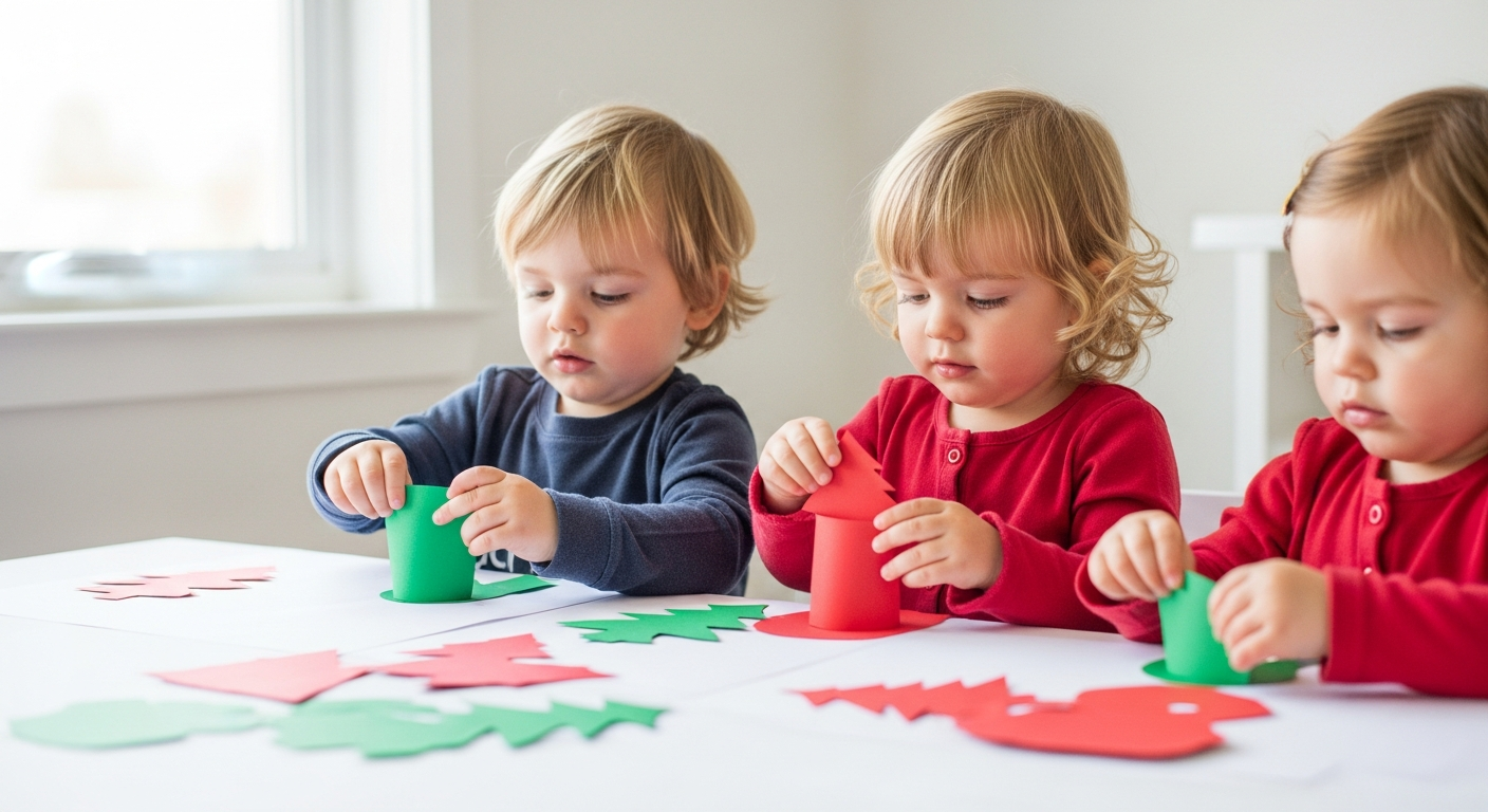 Simple Christmas Craft Toddler Activities for Joy cover image